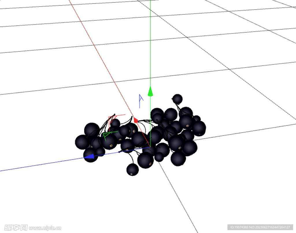 C4D模型 葡萄