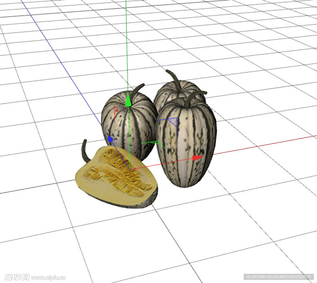 C4D模型 水果  