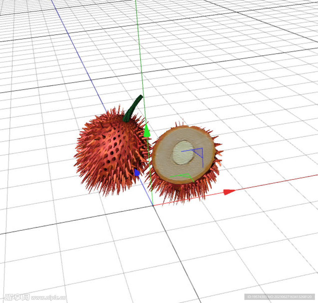 C4D模型 水果  