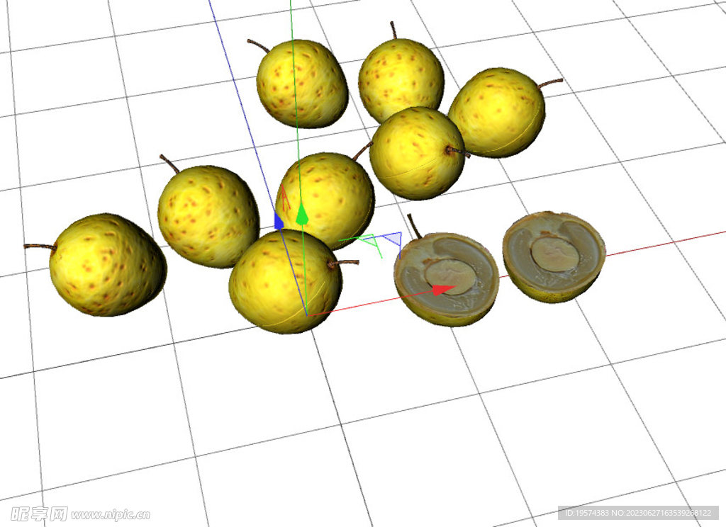 C4D模型 水果