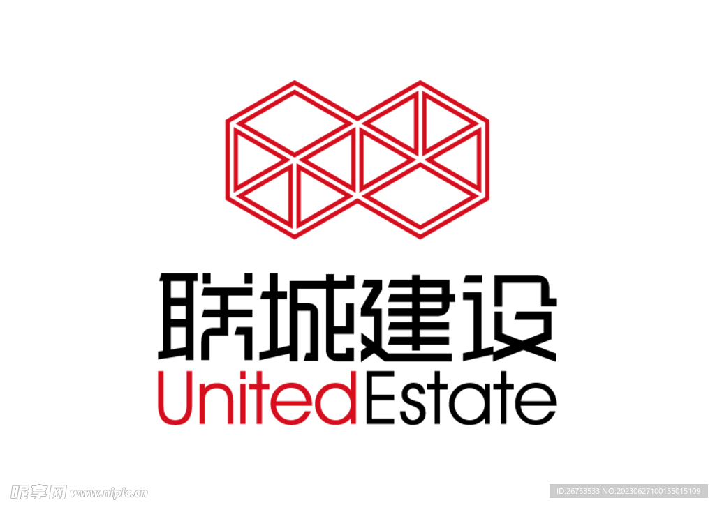 联城建设 LOGO 标志