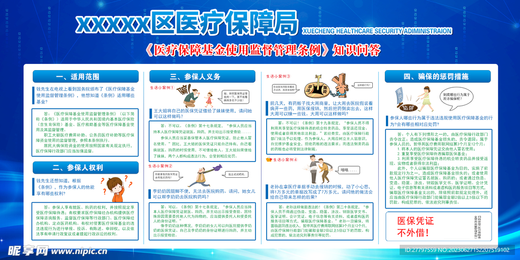 医疗保障展板