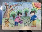儿童画作品