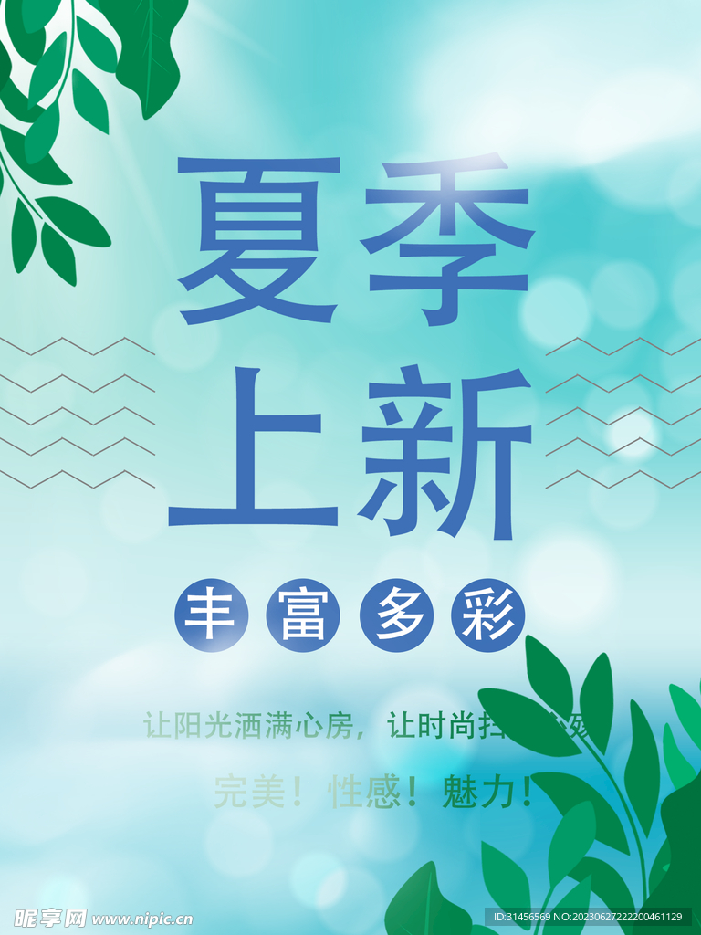 夏季上新