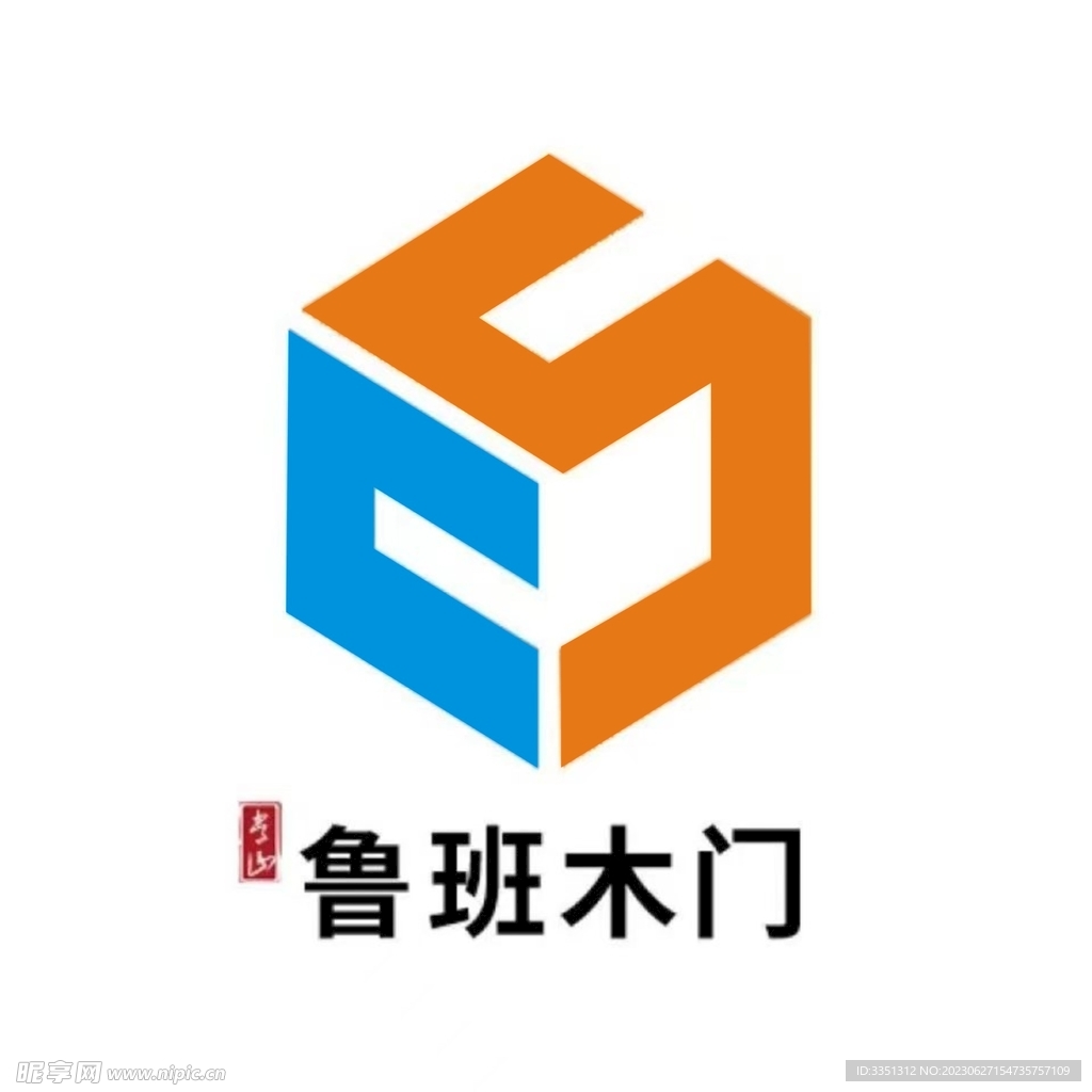 logo 商标 鲁班木门