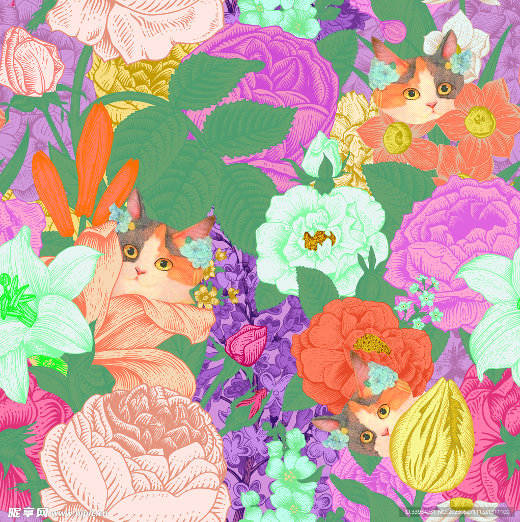 手绘花