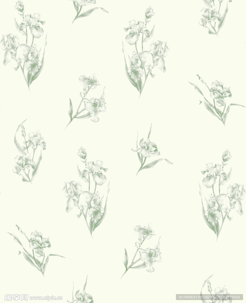 手绘花
