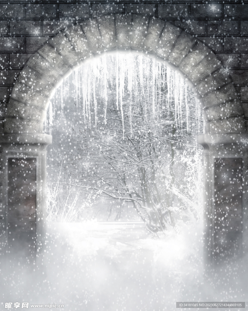 雪景建筑