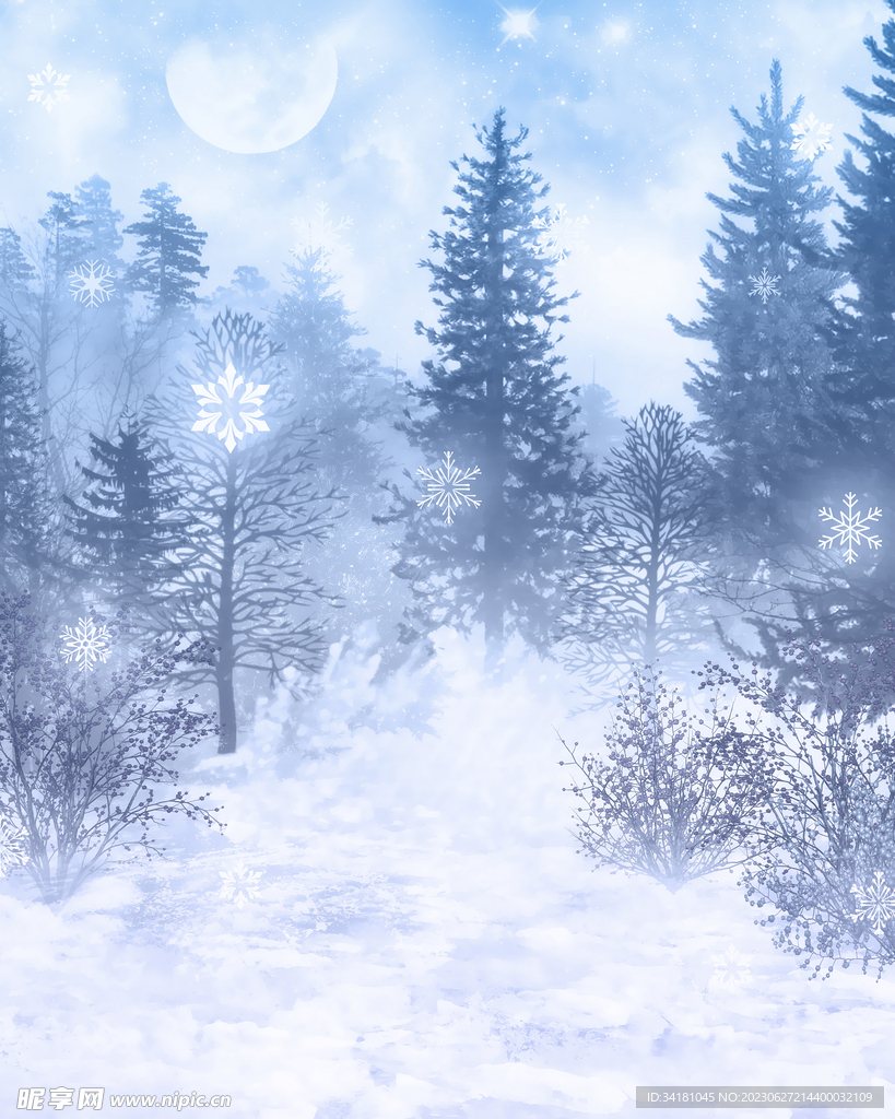 梦幻雪景