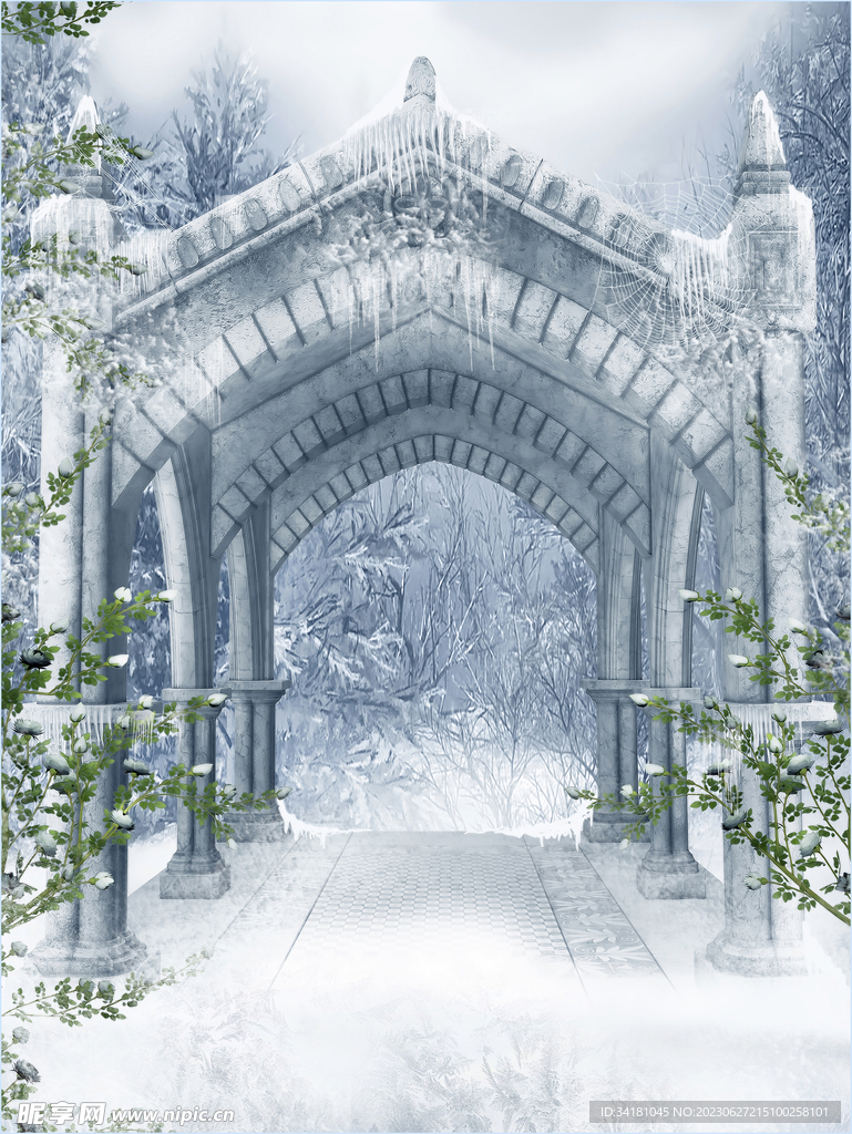 雪景哥特式