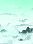 古风山水风景