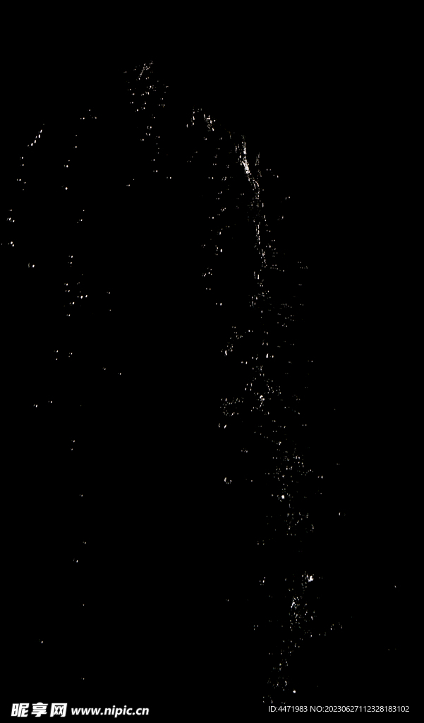 水花溅出素材 
