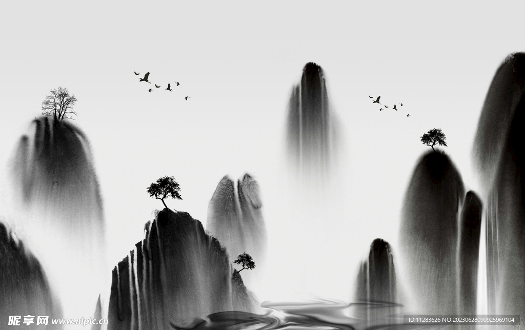 水墨画背景