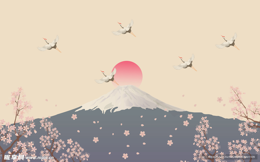 中国风水墨背景