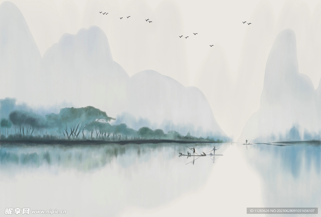 水墨画背景