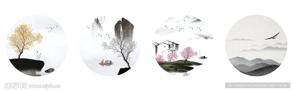 国画水墨背景
