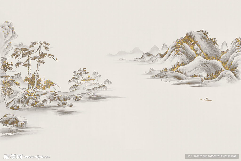 国画水墨背景