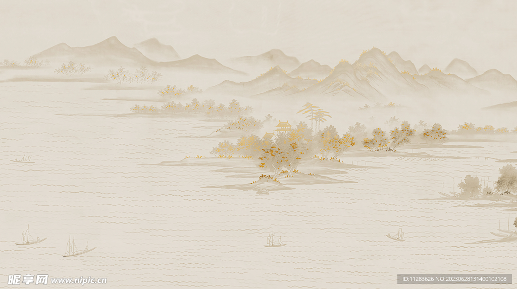 国画水墨背景