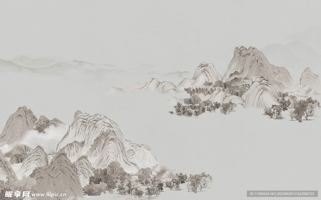 国画水墨背景