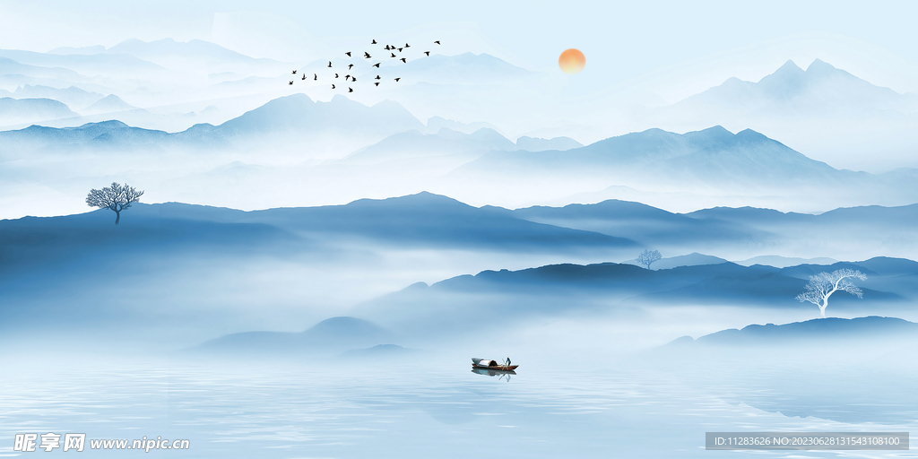 国画水墨背景