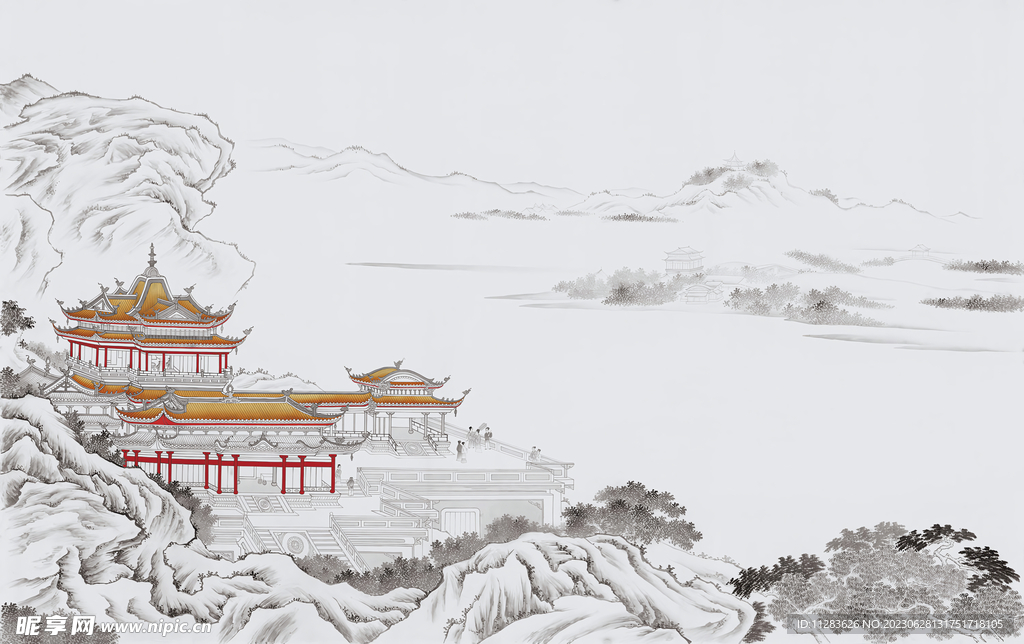 国画水墨背景