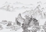 国画水墨背景
