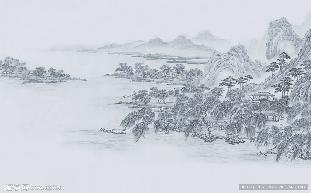国画水墨背景