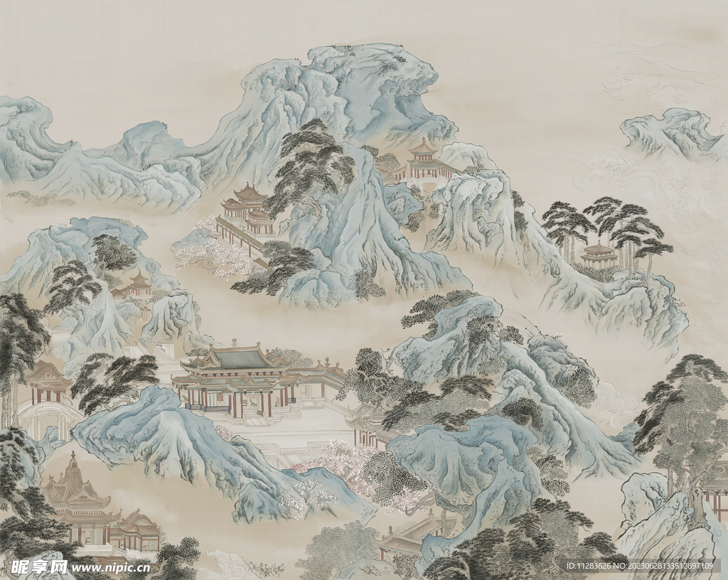 国画水墨背景