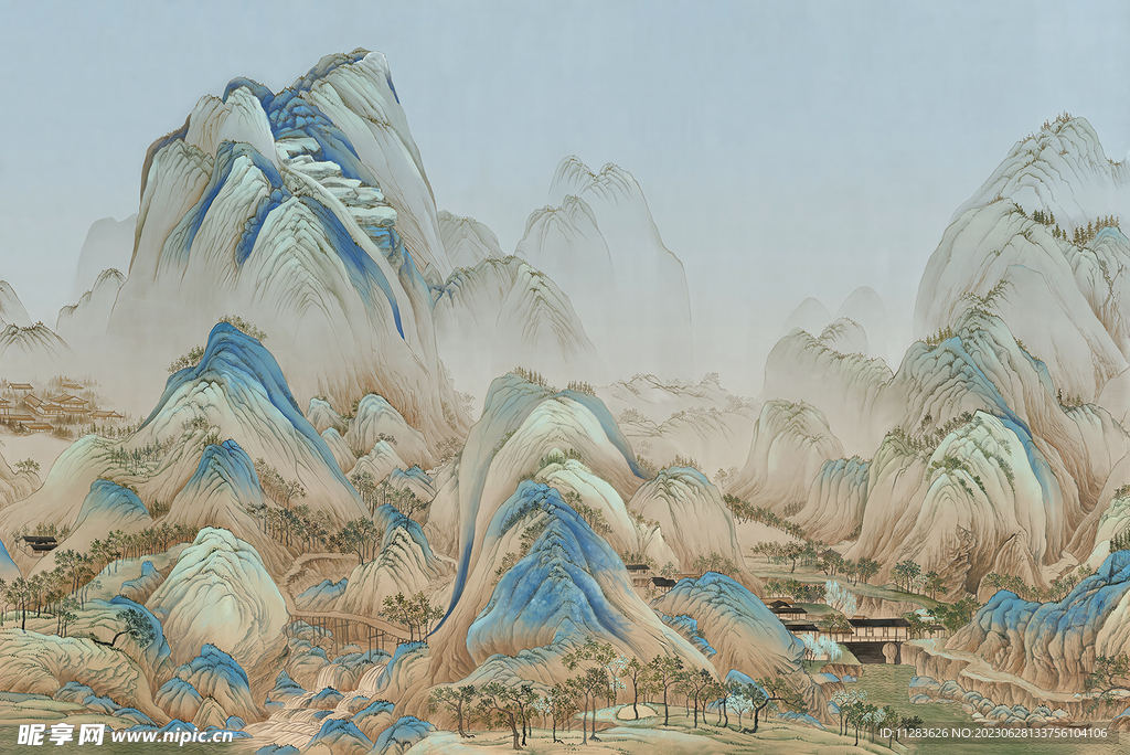 国画水墨背景