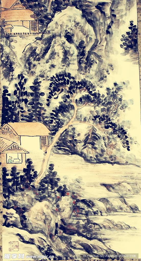 水墨画