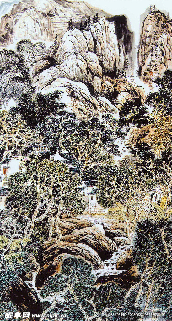 水墨画