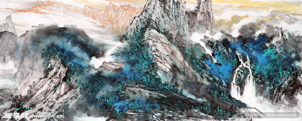 国画水墨画