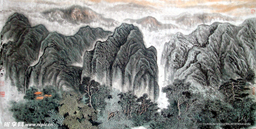 水墨画