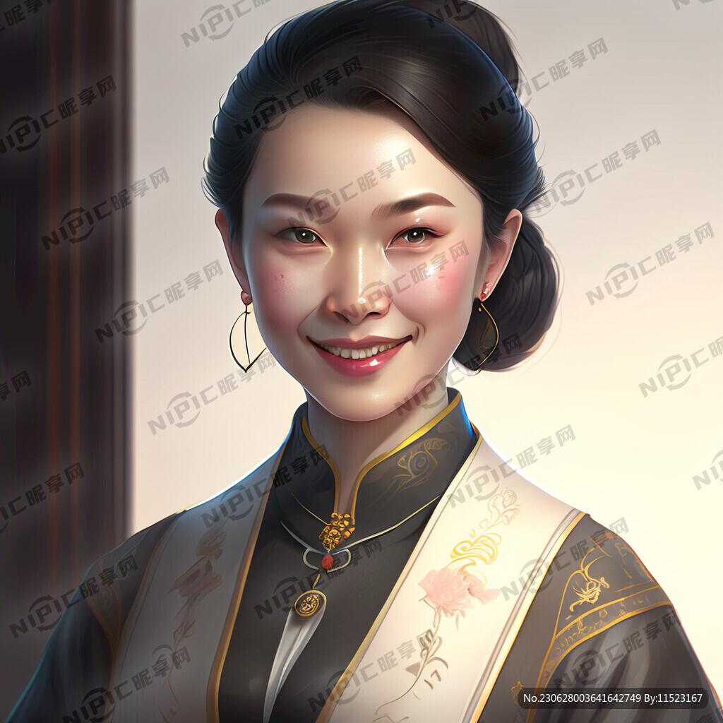 职业女性 三十岁 高贵 儒雅