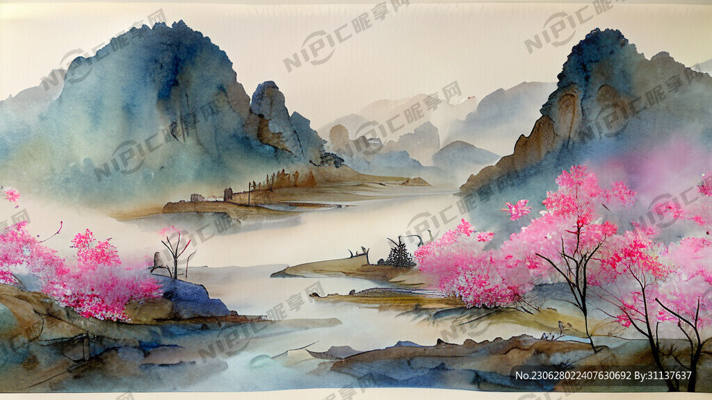 游戏梦幻唯美新中式风景 超高清