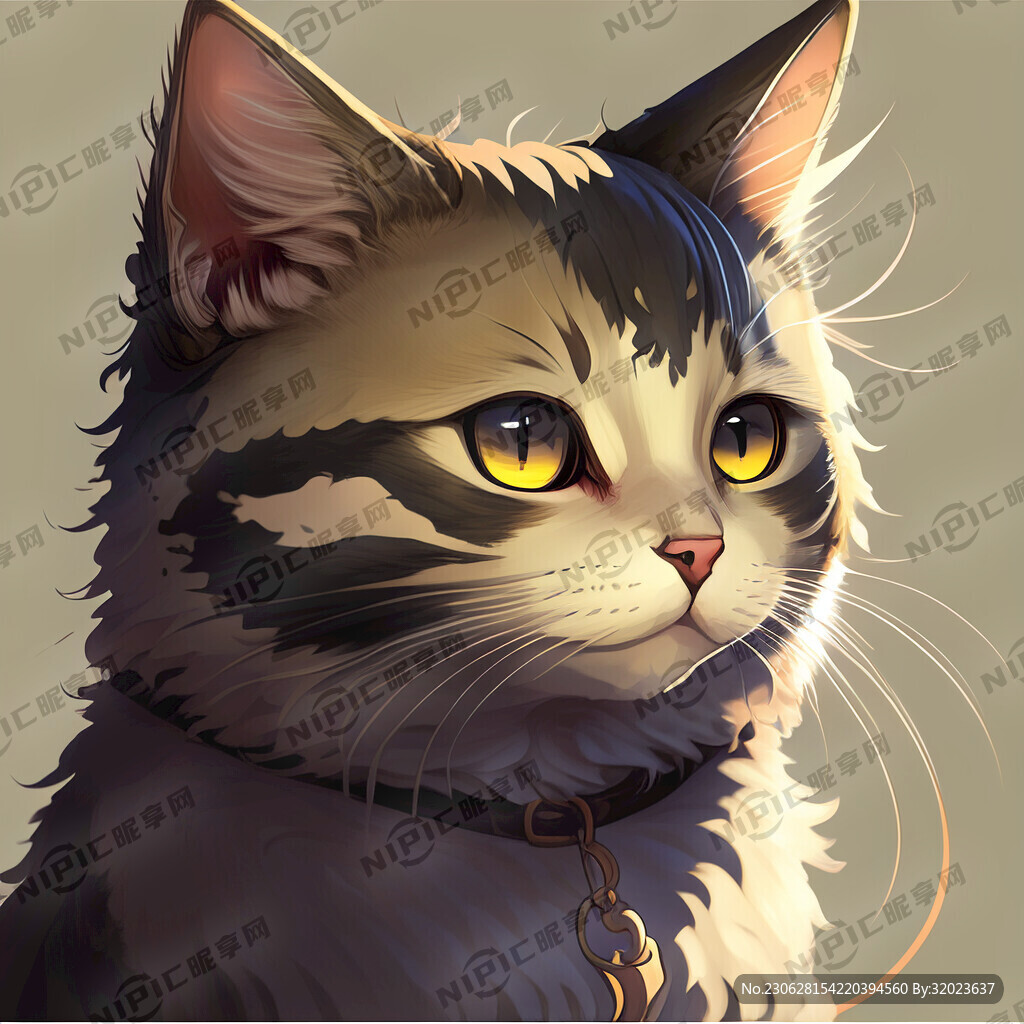动漫猫插画