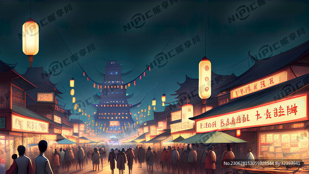 长安市集不夜城