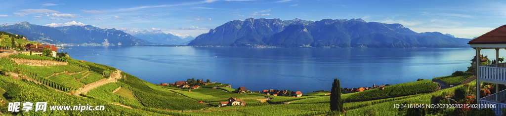 湖光山色美景