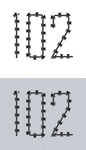 102周年文字阿拉伯数字艺术字