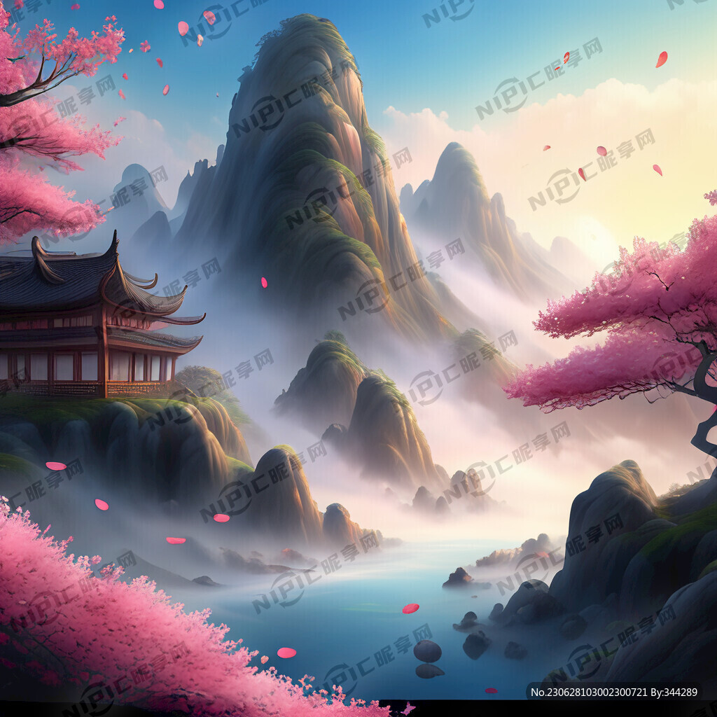 游戏梦幻唯美新中式风景 超高清