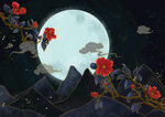花壁画  