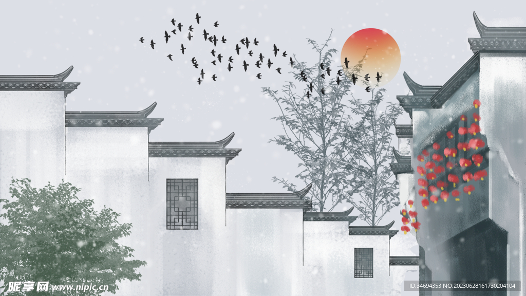 中国风古建筑 