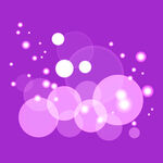 矢量图 紫色气泡背景
