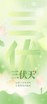 三伏天海报
