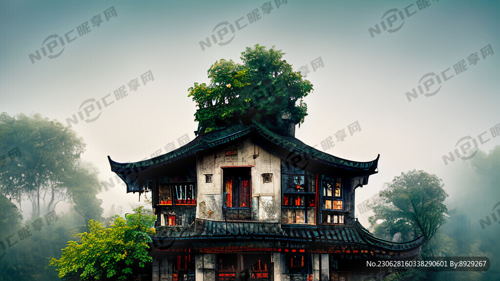 中国风的照片 江南古建筑