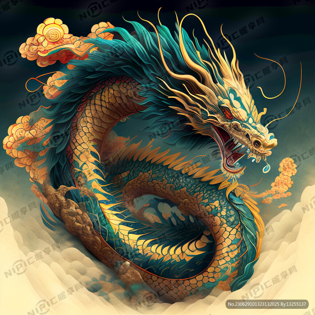 龙 3D 有质感