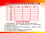 网格员管理公示牌