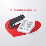 血压仪创意插图