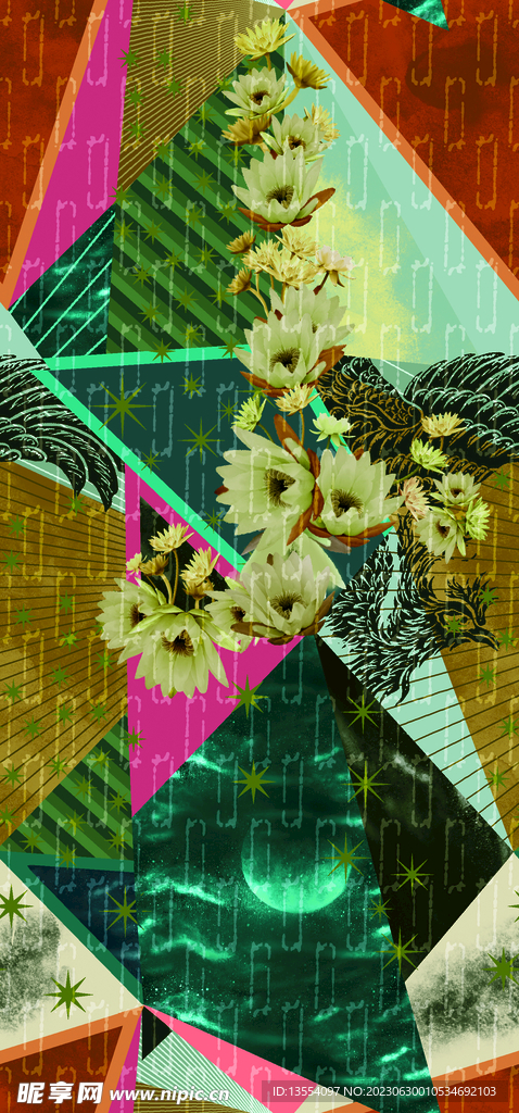 手绘花
