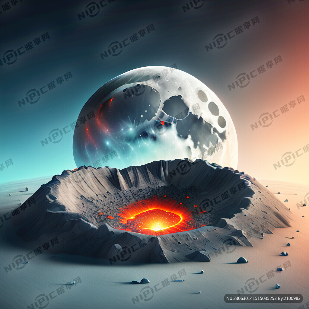 月球梦幻陨石坑